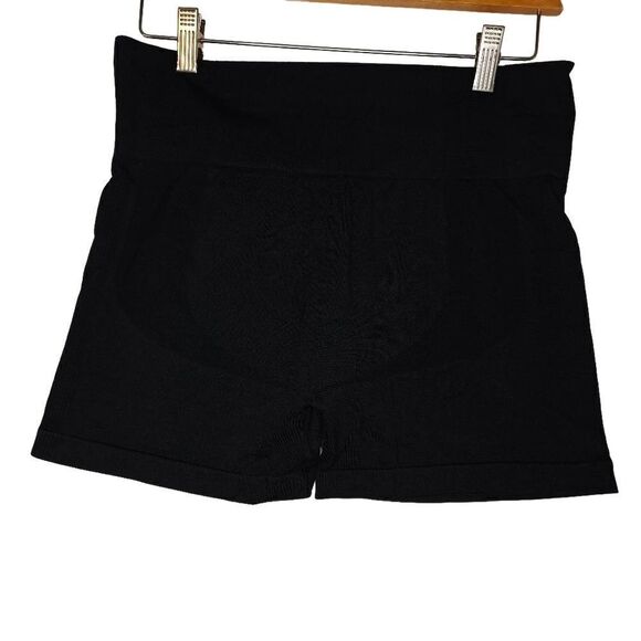 Solid High Waist Tummy Control Biker Shorts - Picture 1 of 4